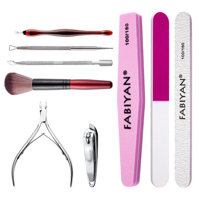 Nail Polishing File Set – Double-Sided Nail Buffer Strips