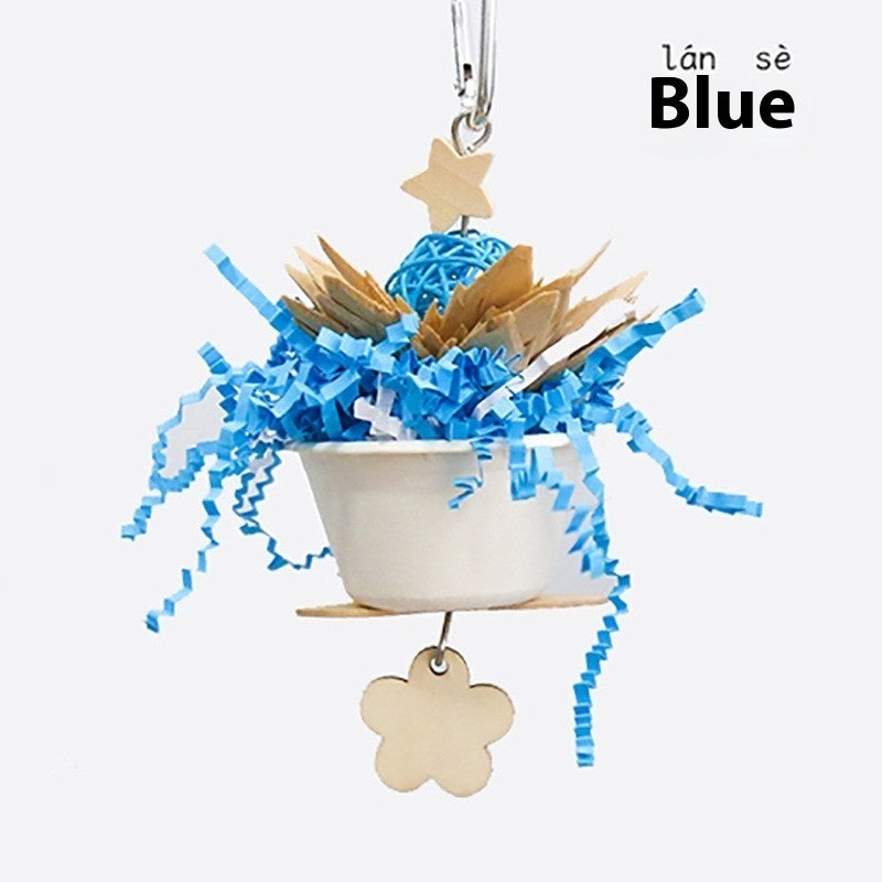 Parrot Flower Clumps Bite Toy