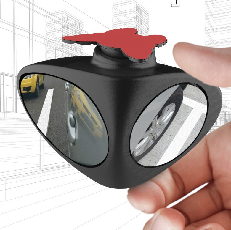 Double Vision Auxiliary Blind Spot Mirror for Car Rearview
