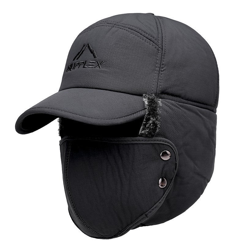 Warm Cotton-Padded Hats for the Elderly