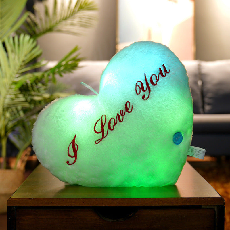 Soft Plush LED Luminous Body Pillow Light Up Polyester