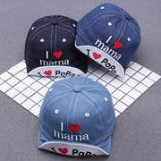 LoveShade Embroidered Baby Sun Hat – Soft Cotton Summer Hat with Printed Heart Design