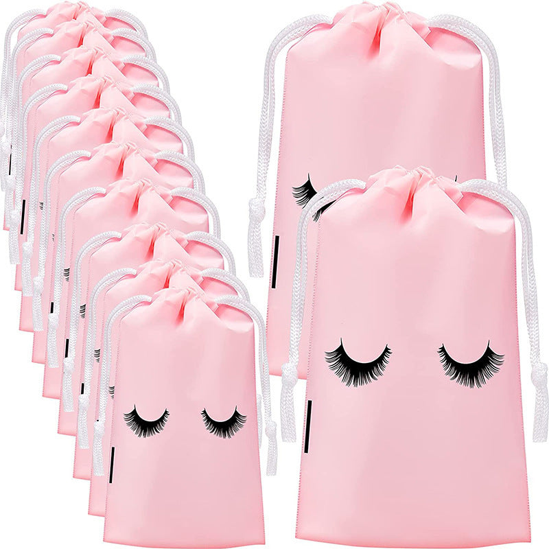 Eyelash Wear Rope Bag Bundle – Small Cosmetic Pouch Organizer