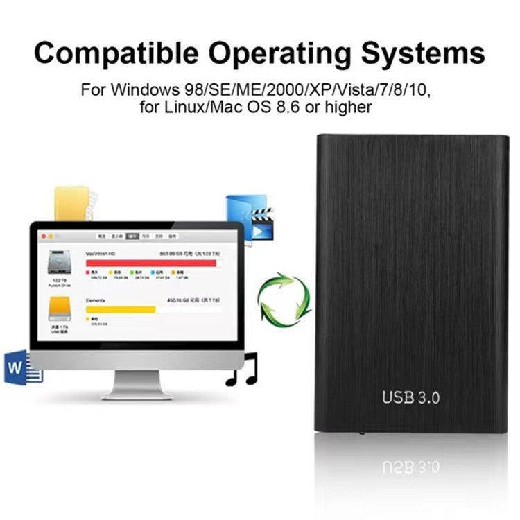High-Speed USB 3.0 External Solid State Mobile Hard Disk