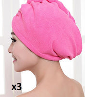 3pcs Rose red