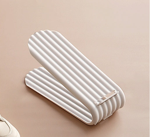 Storage Double Layer Shoe Support Adjustable Home Dormitory Storage
