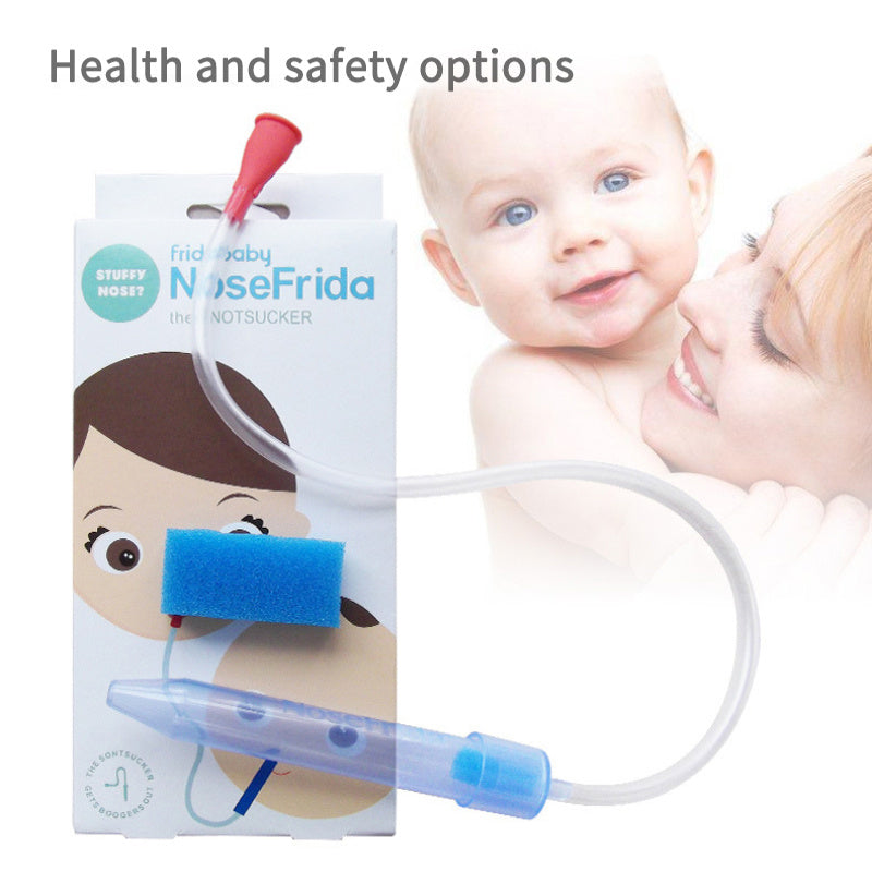 Baby Mouth Suction Nasal Aspirator – Gentle Nose Cleaner with Anti-Backflow Design