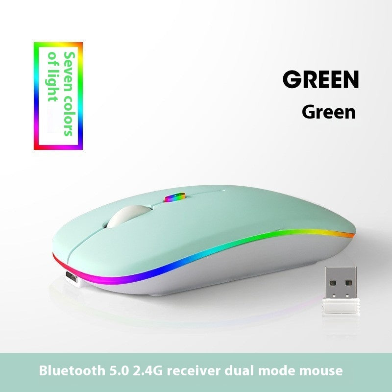 Glowing Bluetooth Mute Charging Mouse