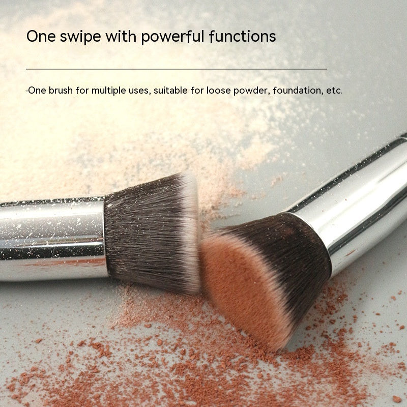 Flat Head Powder Brush – Foundation & Blending Makeup Tool