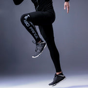 Men’s Skinny High Elastic Sports Pants – Quick-Dry Fitness Leggings