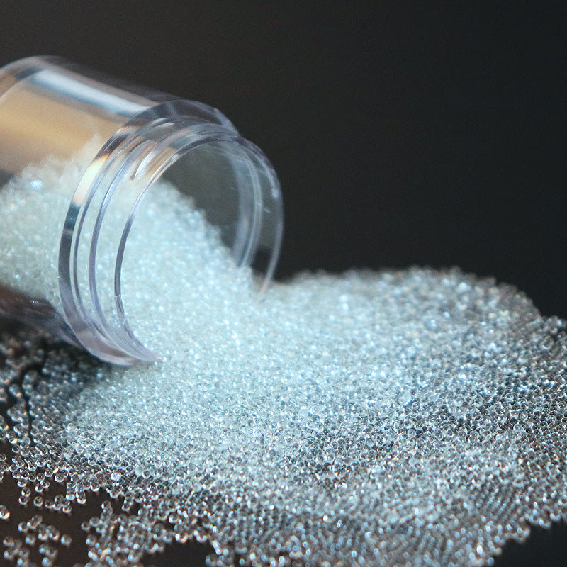 Transparent Micro Glass Bead Non-porous Magic Color Bubble Ornament