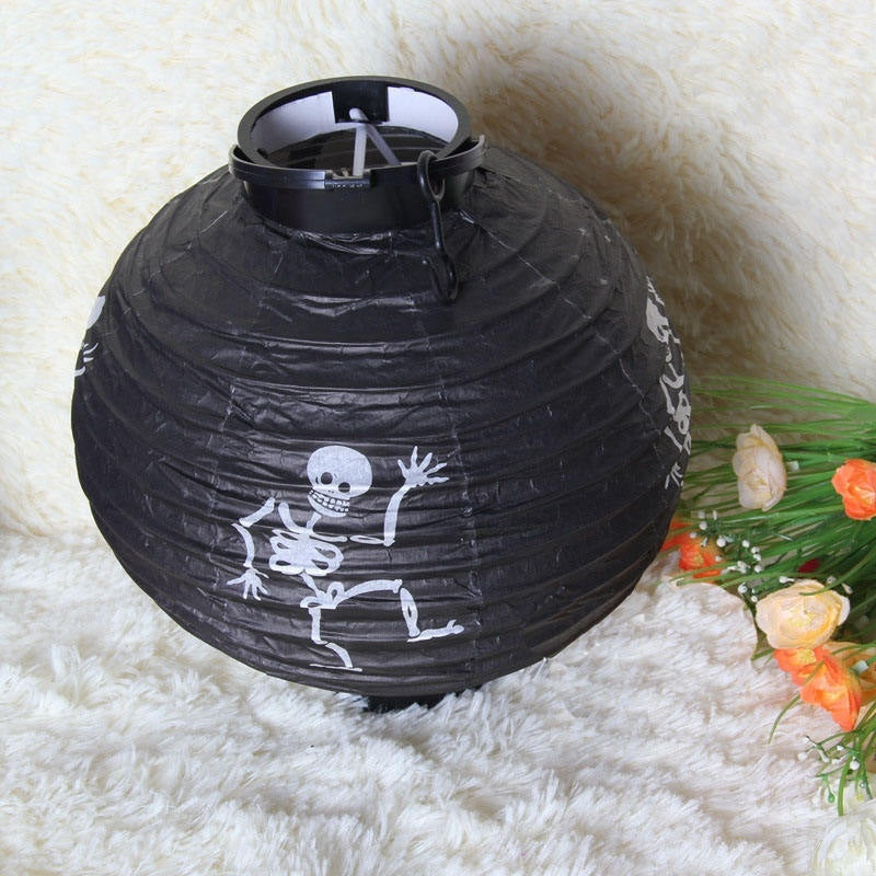 Halloween Pumpkin Hanging Lantern – Store and Mall Decoration Pendant for Ghost Festival and Party Displays