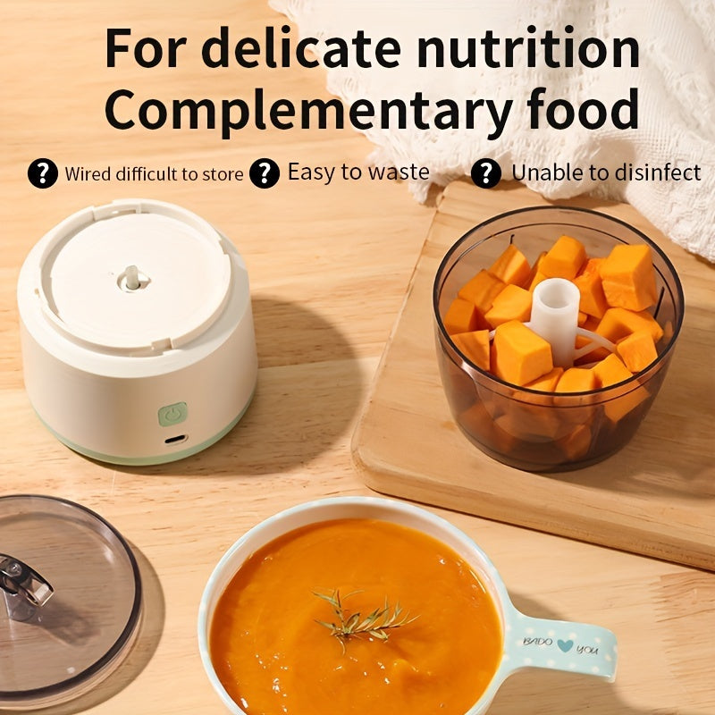 Multifunctional Cordless Electric Food Processor – Mini Meat & Vegetable Grinder