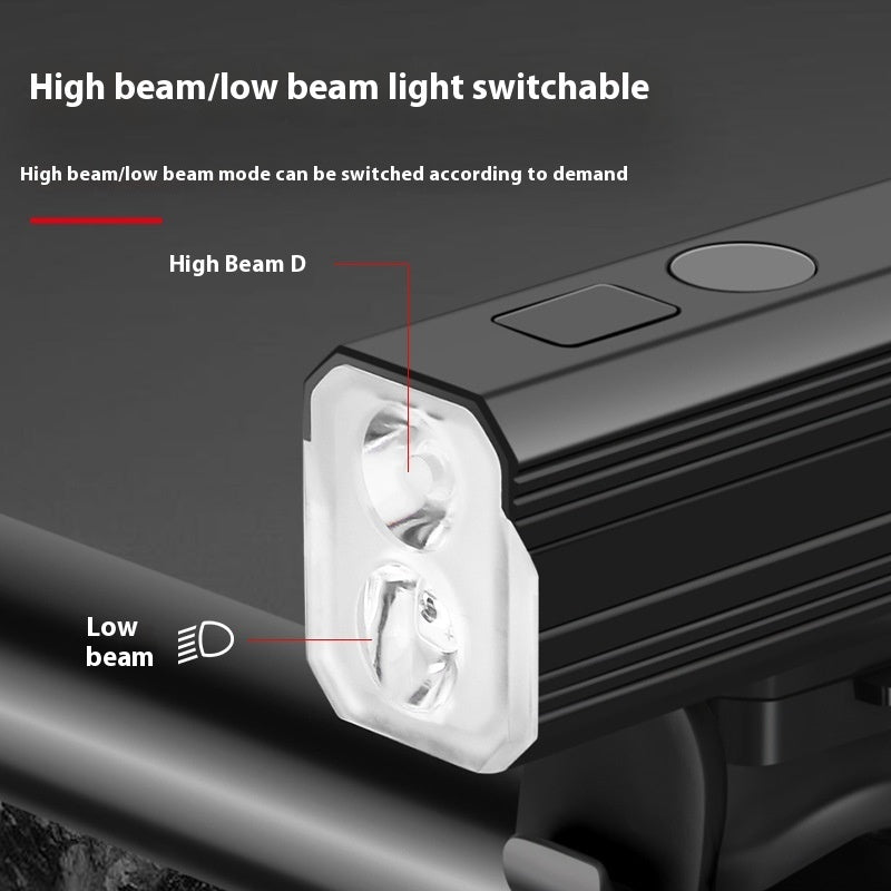 Mountain Bike Night Riding Lights Can Be Formal Mounted Lifting Aluminum Alloy Far And Near Light Lumen TPYE-C