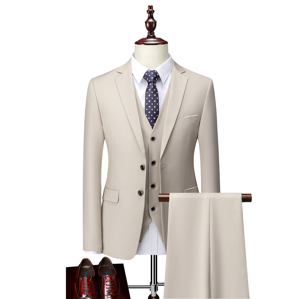 Suit Men's Bridegroom Business Casual Suit Vest