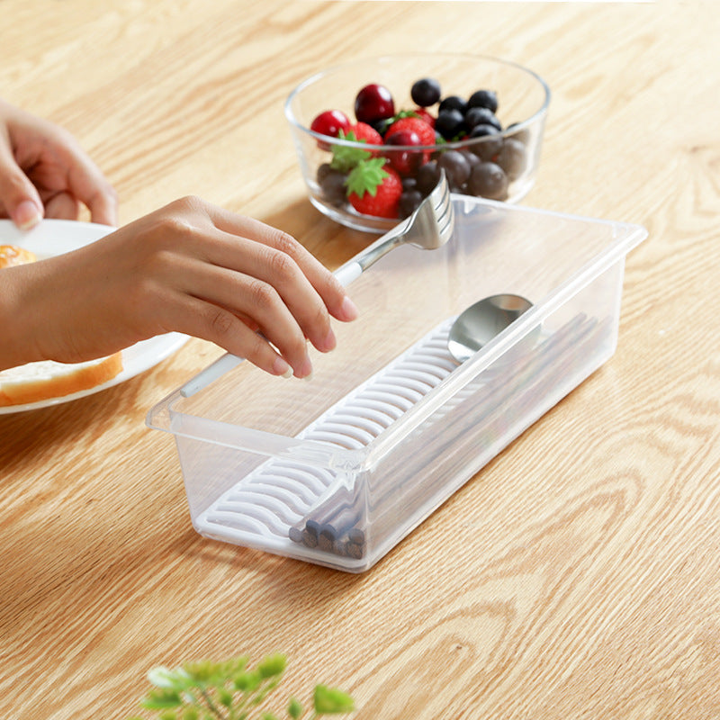 Plastic Kitchen Drain Container – Multi-purpose Sink Organizer