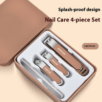 Light Brown Four Pieces Set