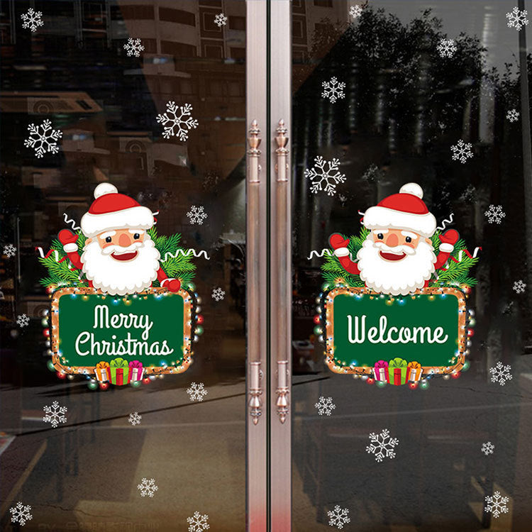 Self-adhesive Decorative Festive Christmas Wall Stickers