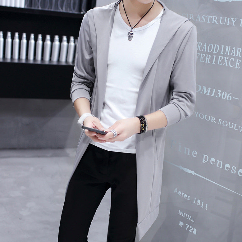 Slim Fit Student Handsome Cloak Men's Coat