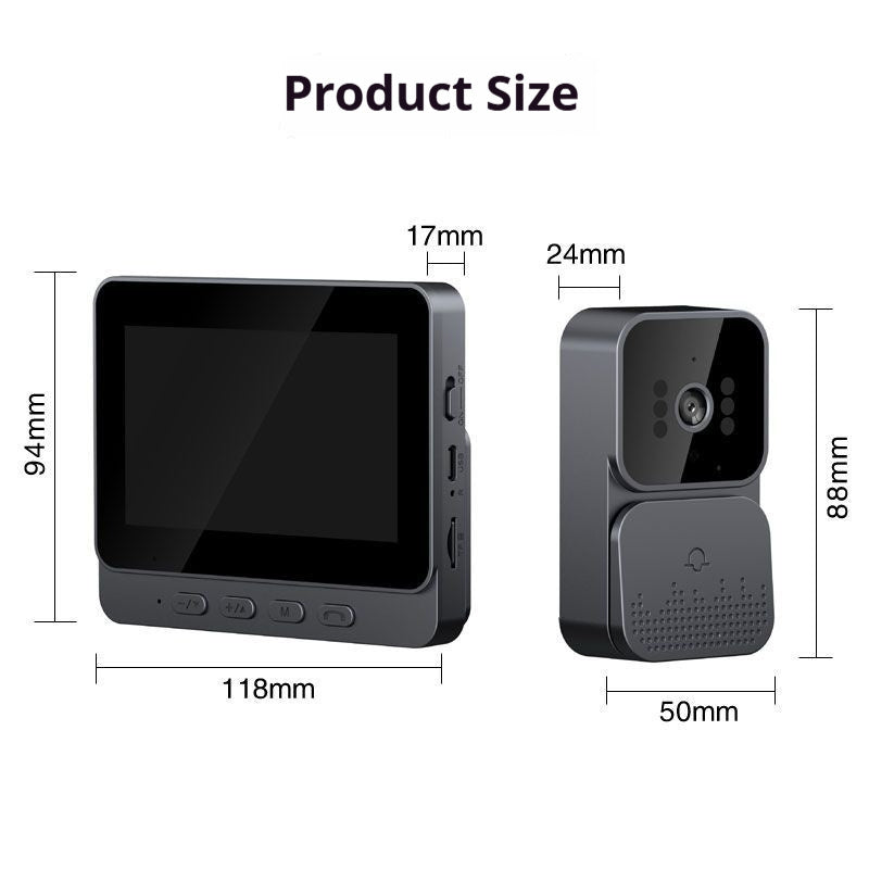 Wireless Visual Door Camera – Smart Home Security System