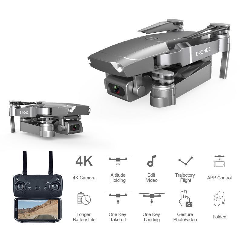 E68 Foldable Drone – 4K HD Quadcopter with WiFi FPV and Remote Control