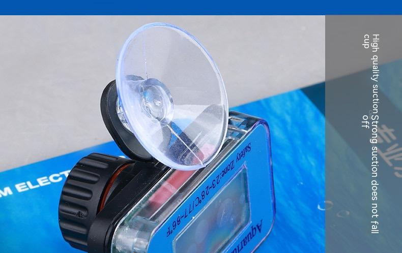 Digital LCD Fish Tank Aquarium Thermometer Sucker Thermometer