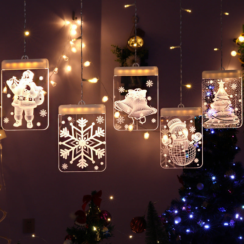 Curtain Ice Strip Light String for Christmas Decoration