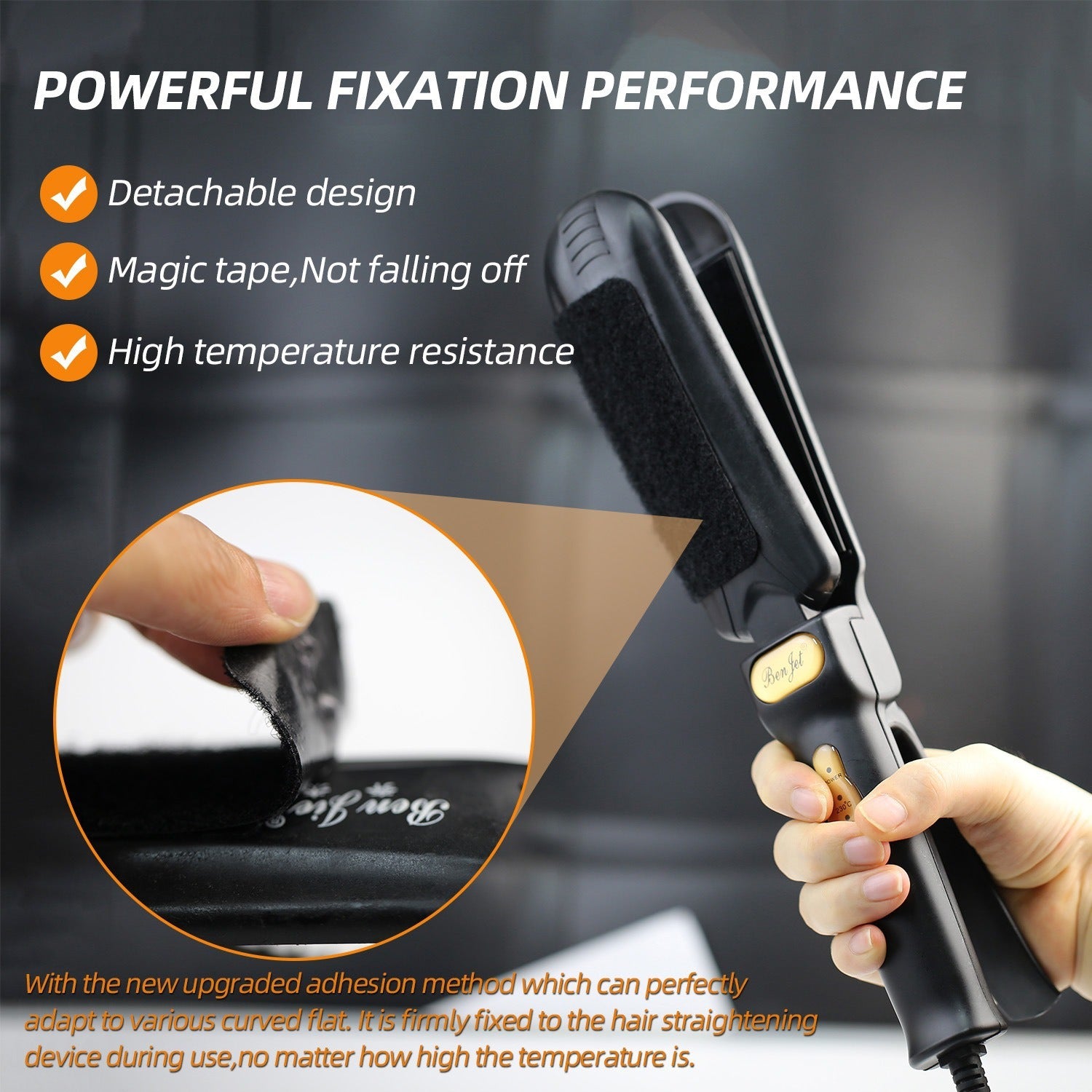 Electric Hair Straightener Comb – Removable Salon Styling Tool