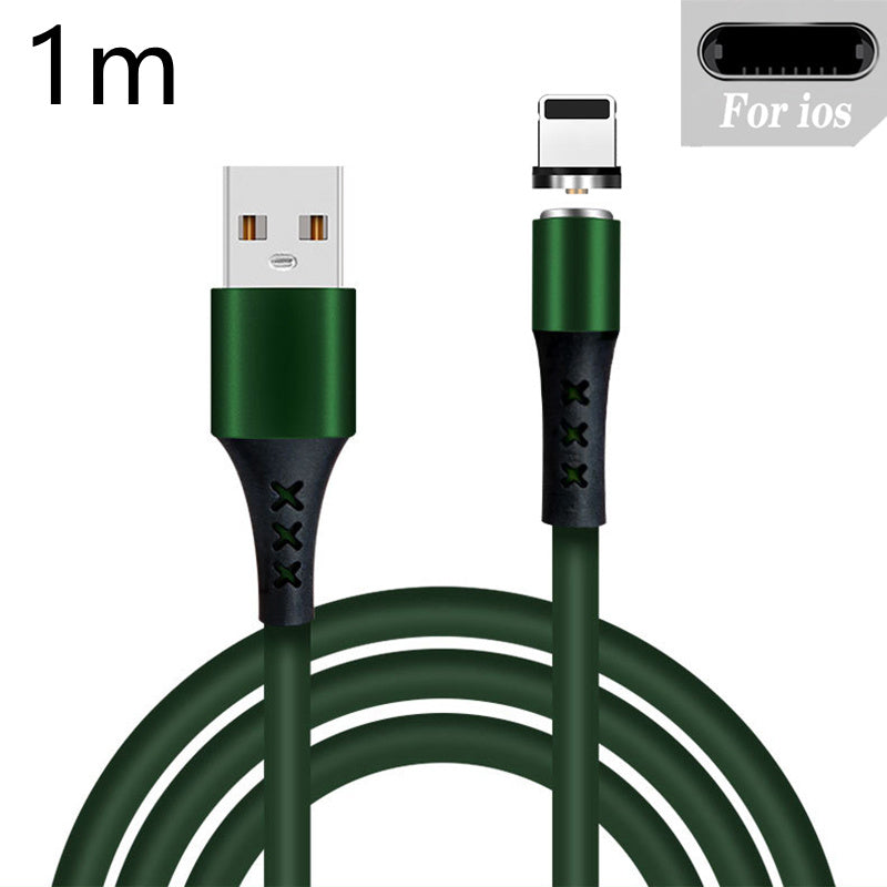 Silicone Fast Charging Mobile Phone Data Cable