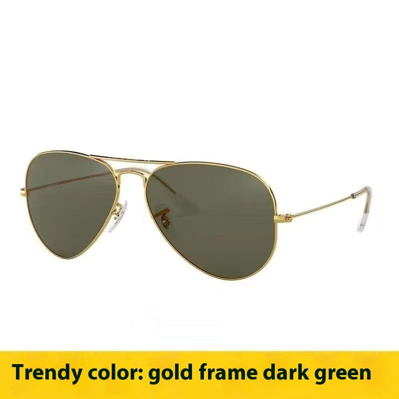 Tempered Glass UV Protection Sunglasses