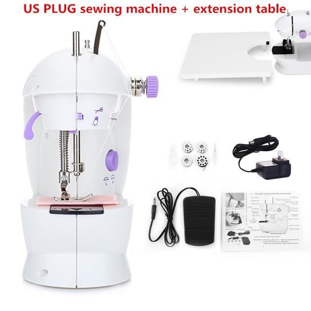 Stainless Steel Frame Mini Portable Sewing Machine Home Use