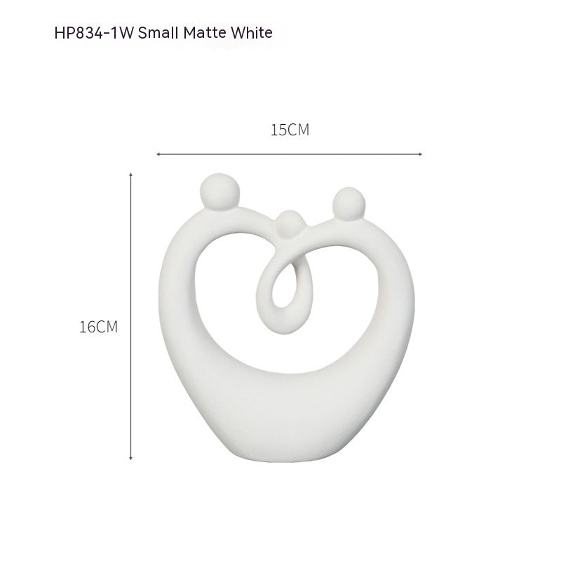 Home Creative Minimalistic Abstraction Couple Decoration