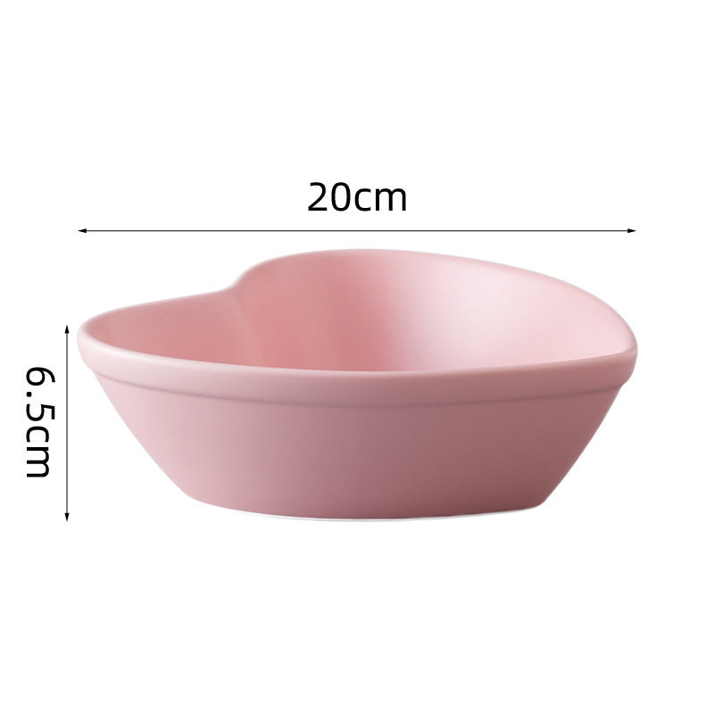 Ceramic Bowl For Protecting Cervical Spine And Oblique Mouth