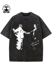 Men's Printed Short Sleeved Shirt