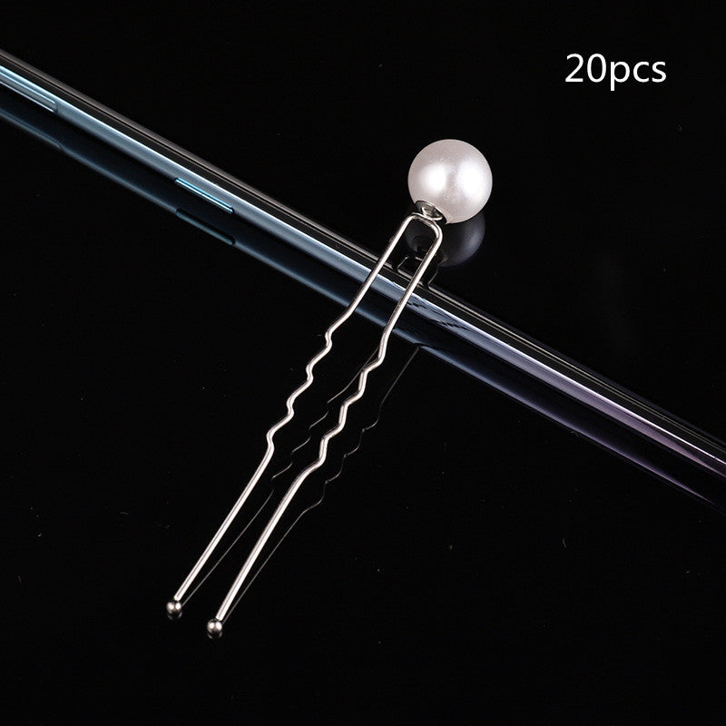 Pearl Hairpin Temperament Ball Head Girls