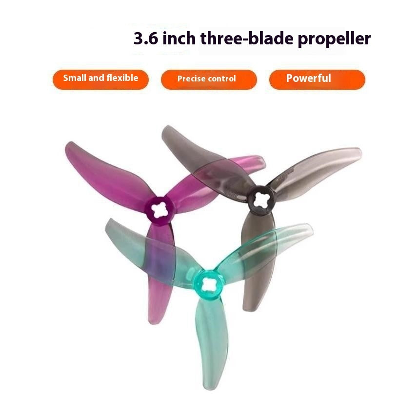 36-inch Three-leaf Paddle Crossing Machine FPV Voyage Paddle Blade