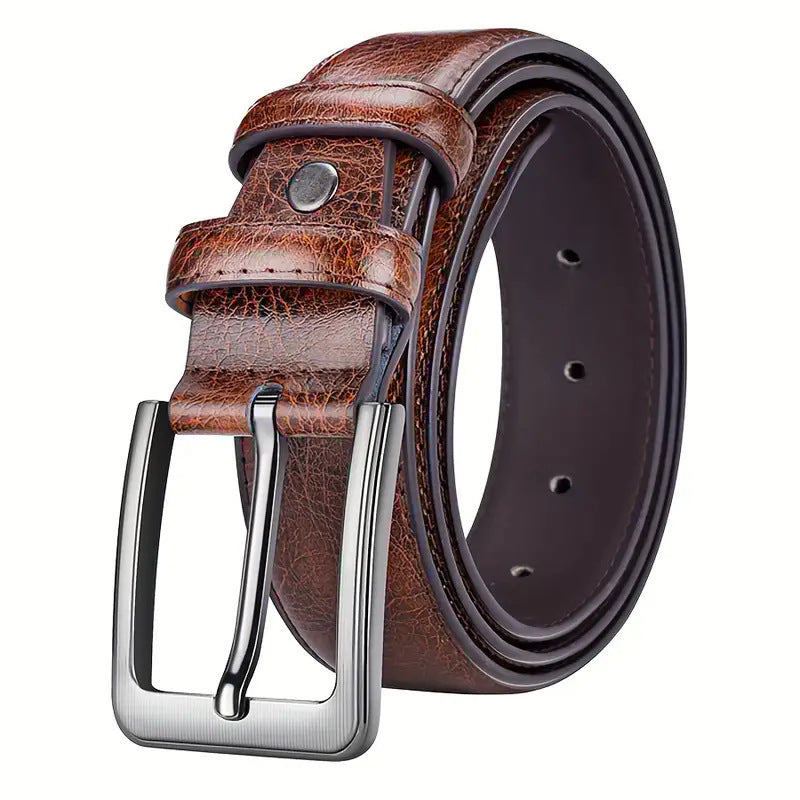 Men’s Retro Pin Buckle Belt – Versatile All-Match Style