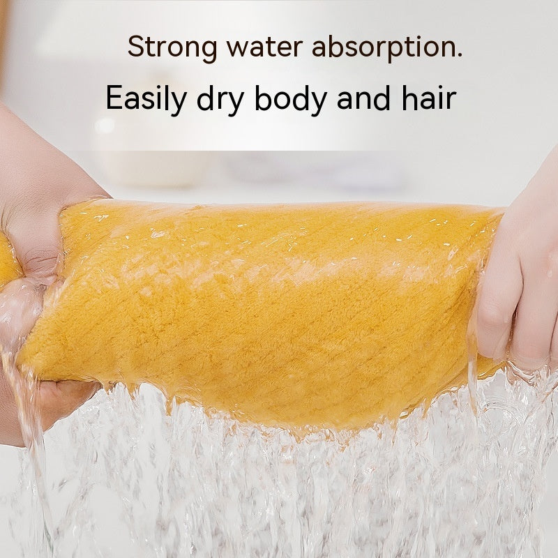 Plus Size Thickened Absorbent Soft Quick-drying Towel Coral Fleece Bath Towel