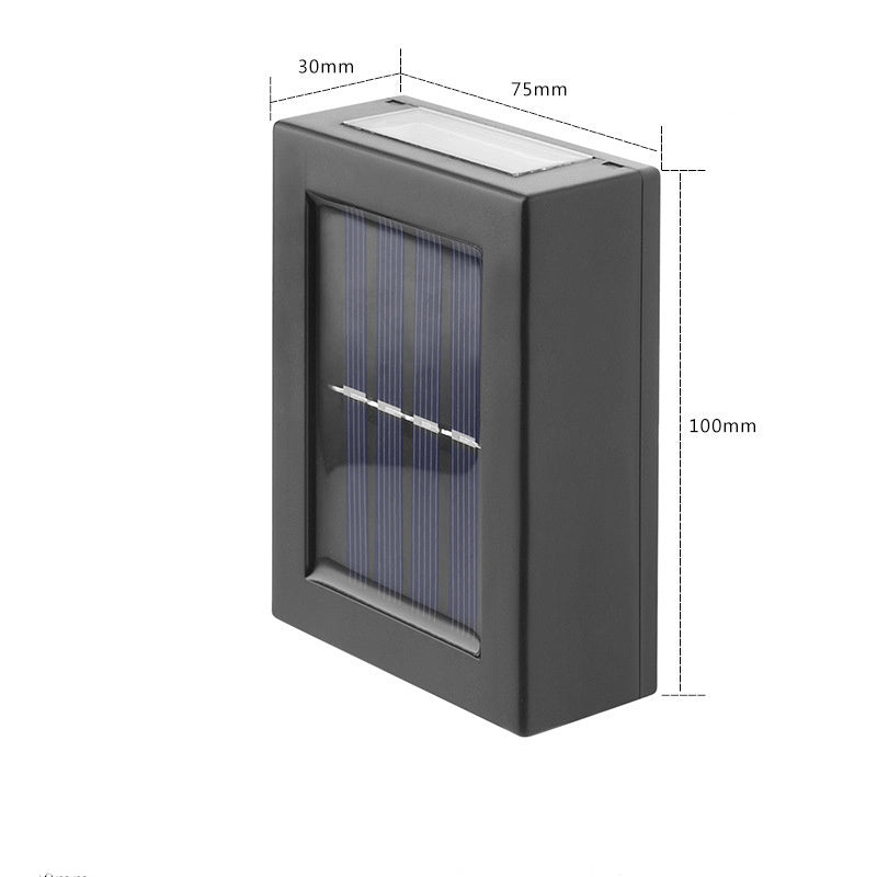 Solar Night Light Outdoor Decorative Garden Wall Lamp