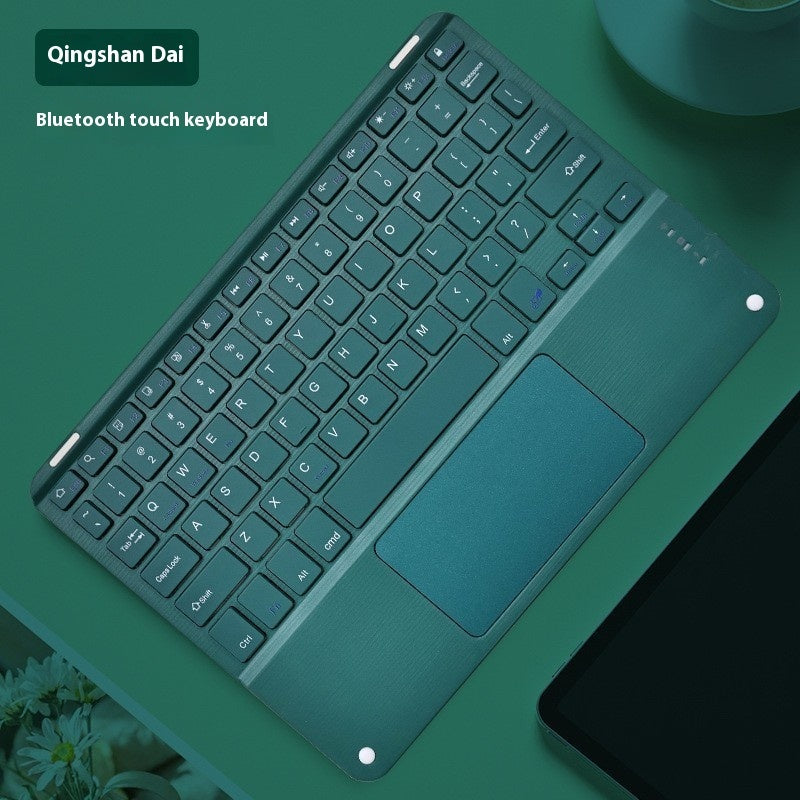 Square Hat Touch Bluetooth Wireless Charging Keyboard