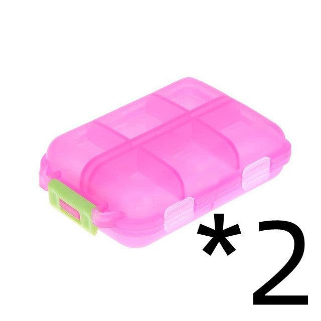 New Travel Convenient Medicine Pill Box Grids Pills Dispen