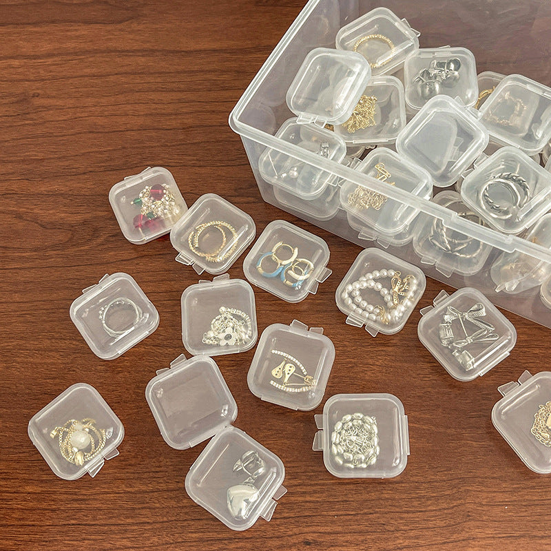 Transparent Ornament Storage Box Multifunctional Mini Storage