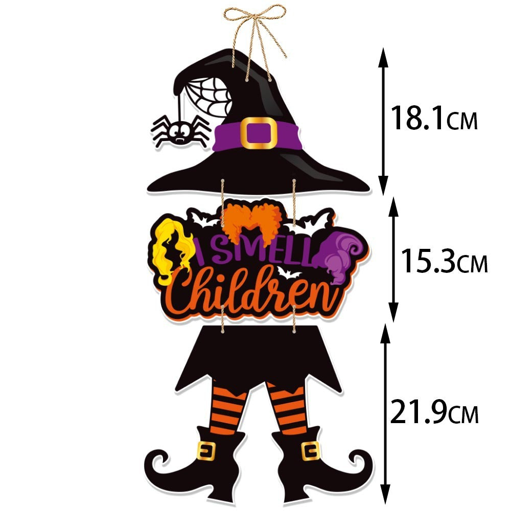 Halloween Party Decoration Pumpkin Bat Door Hanging