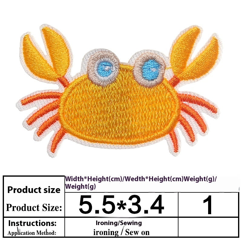 Embroidered Cloth Stickers – Decorative Patches for Clothes, Shoes, and Bags