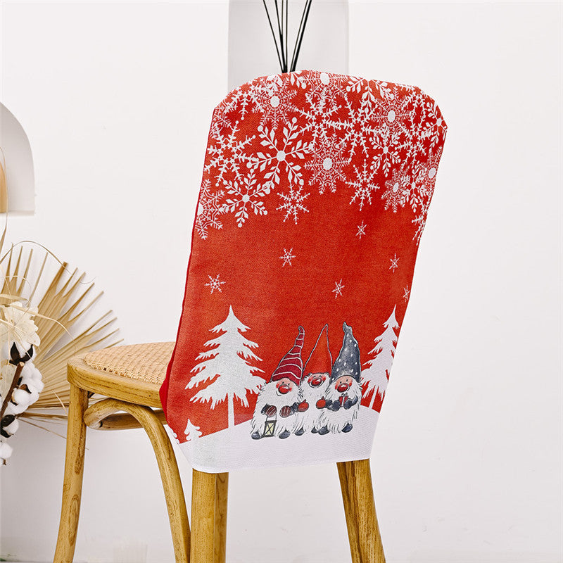 Christmas Ornament Rudolph Printed Table And Chair Cover