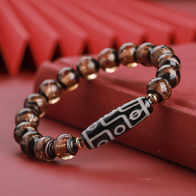 Bracelet Ancient Five-color Multi-treasure Year Snake Lucky Beads