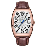Rose Golden Brown Leather