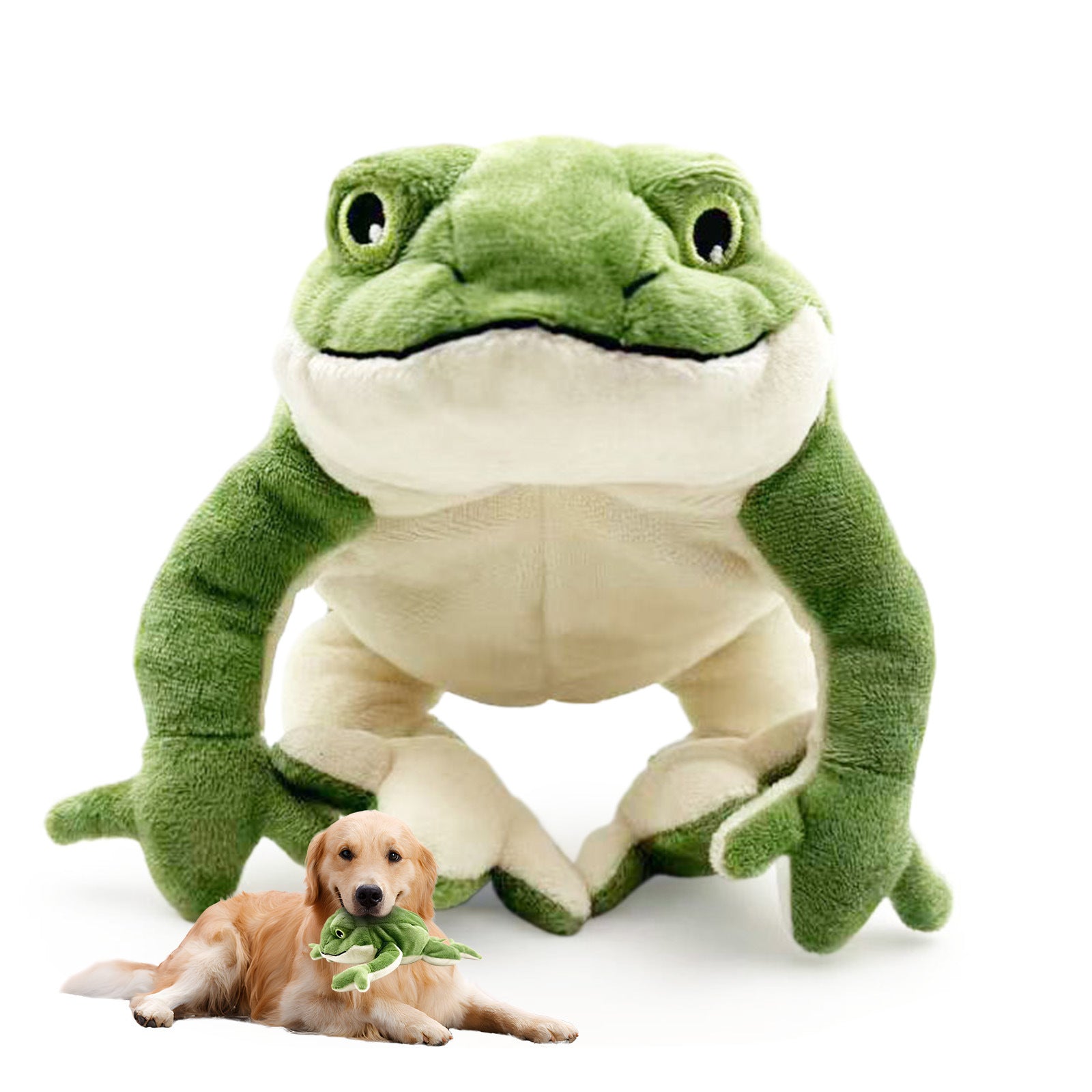 Durable Bite-Resistant Plush Golden Retriever Teddy Dog Toy