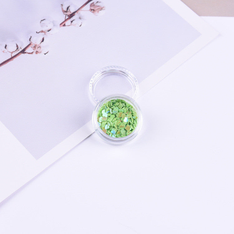 3mm Heart Laser Sequin Decorative Patch