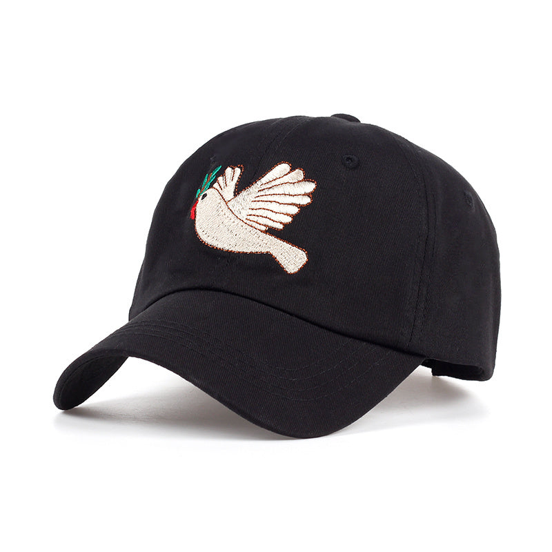 European And American Embroidery Pigeon Baseball Cap